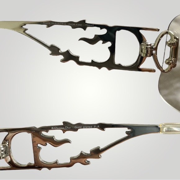 Vintage Christian Dior Fire Sunglasses - Picture 7 of 7